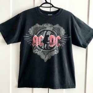 AC/DC, Black Ice, 2008/2009,‎ Tour Shirt, Good Vintage Condition, Size M
